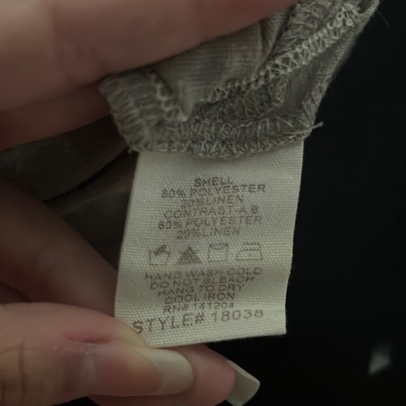 Hem & Thread Tank Top With Pocket, Size Small - Picture 5 of 5